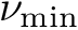 $\nu_{\min}$