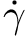 $ \dot{\gamma} $
