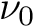 $ \nu_{0} $