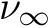 $ \nu_{\infty} $