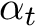 $ \alpha_t$
