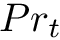 $ Pr_t $
