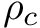 $ \rho_c $