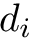 $ d_i $