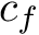 $ c_f $