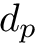 $ d_{p} $