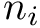 $ n_i $