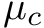 $ \mu_c $