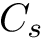 $ C_{s} $
