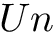 $ Un $