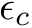 $ \epsilon_c $