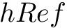 $ hRef $